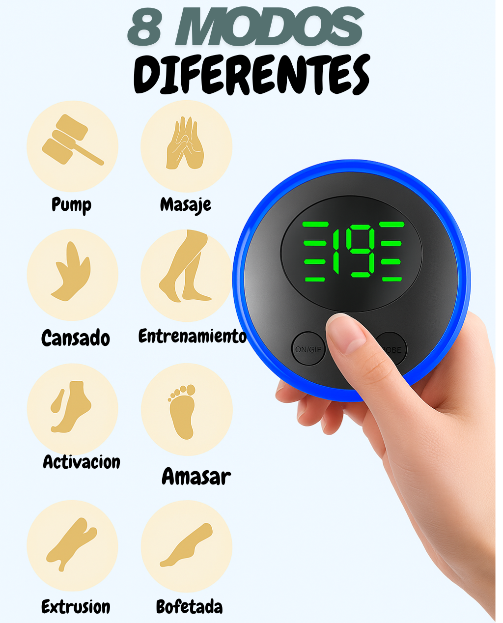 Masajeador de (Entrenamiento / Anti Dolor, Relajante)
